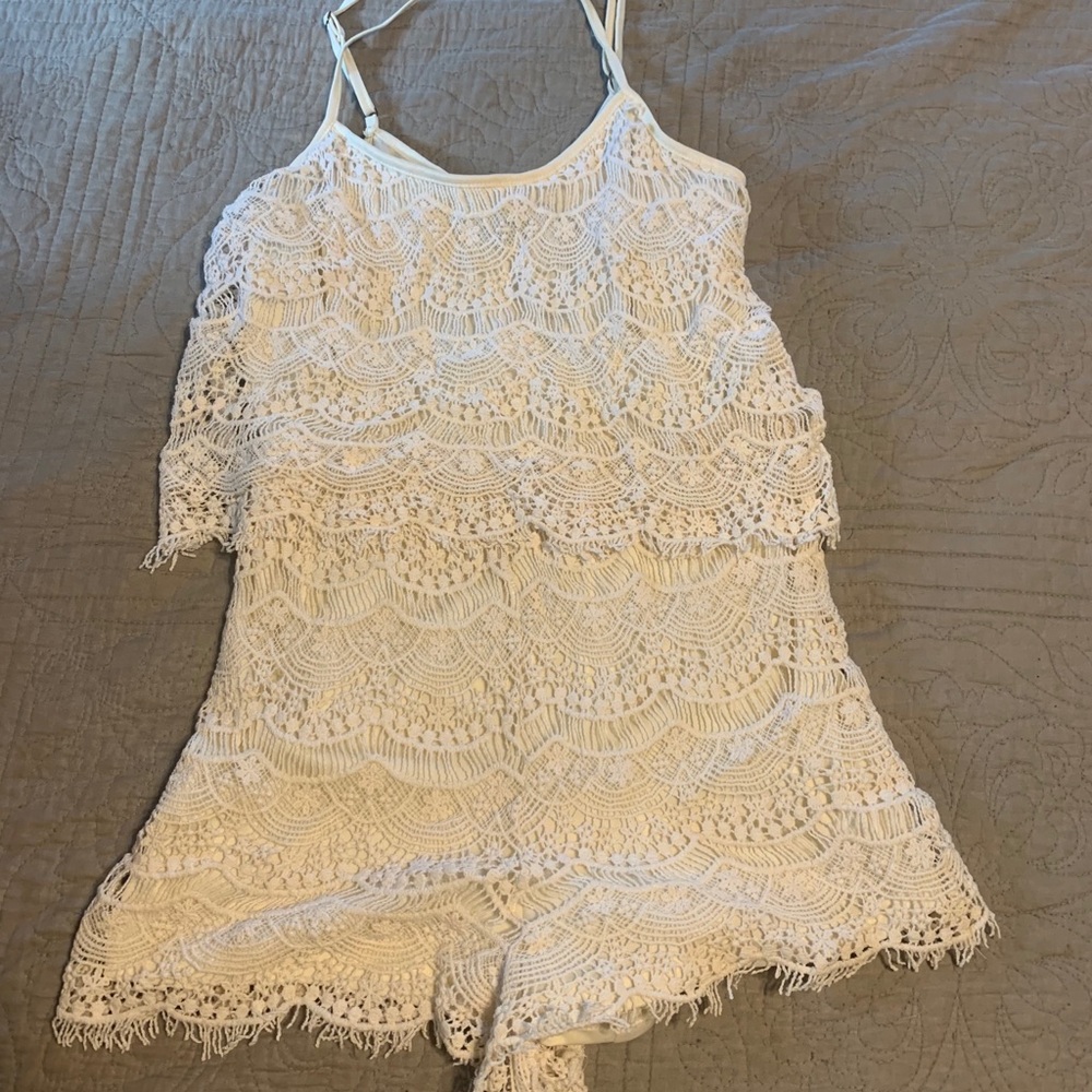 Francescas Medium Cream Romper
